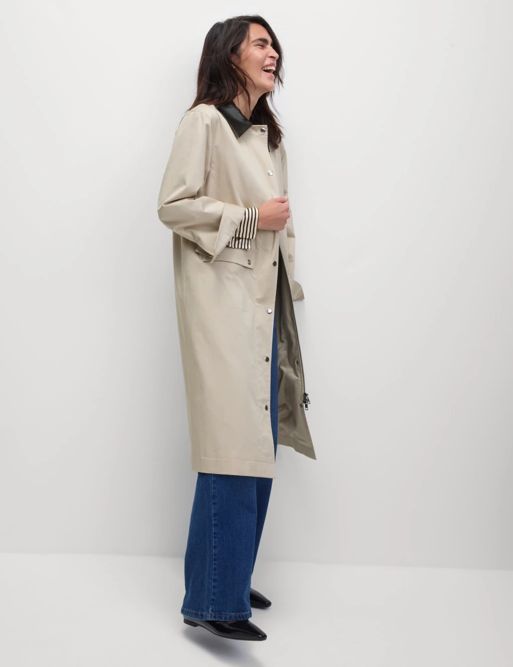 Cotton Rich Stormwear™ Longline Mac 17 Cotton Rich Stormwear™ Longline Mac - Image 17