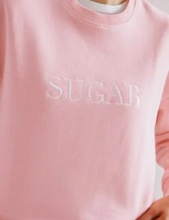 Cotton Rich Sugar Slogan Sweatshirt -Cyberjammies Store cotton rich sugar slogan sweatshirt 6
