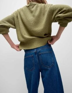 Cotton Rich Textured V-Neck Relaxed Cardigan -Cyberjammies Store cotton rich textured v neck relaxed cardigan 9