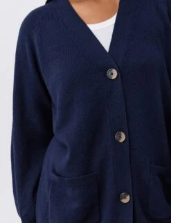 Cotton Rich V-Neck Button Front Cardigan -Cyberjammies Store cotton rich v neck button front cardigan 13