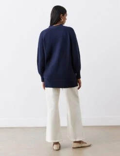 Cotton Rich V-Neck Button Front Cardigan -Cyberjammies Store cotton rich v neck button front cardigan 14