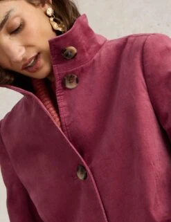 WHITE STUFF Cotton Rich Velvet Overcoat 35 WHITE STUFF Cotton Rich Velvet Overcoat -Cyberjammies Store cotton rich velvet overcoat 15