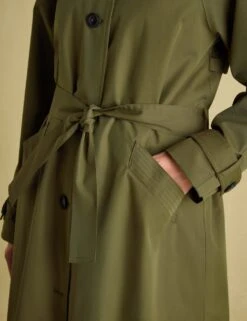 Joules Cotton Rich Waterproof Belted Trench Coat -Cyberjammies Store cotton rich waterproof belted trench coat 6
