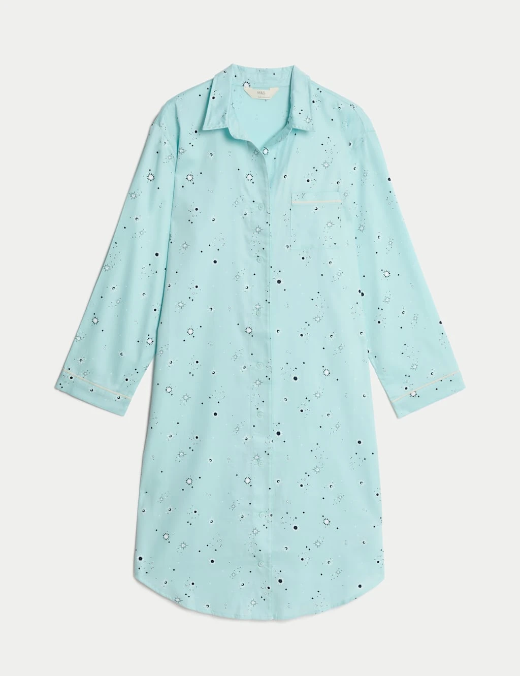 Cotton Sateen Eid Print Nightshirt 13 Cotton Sateen Eid Print Nightshirt - Image 13