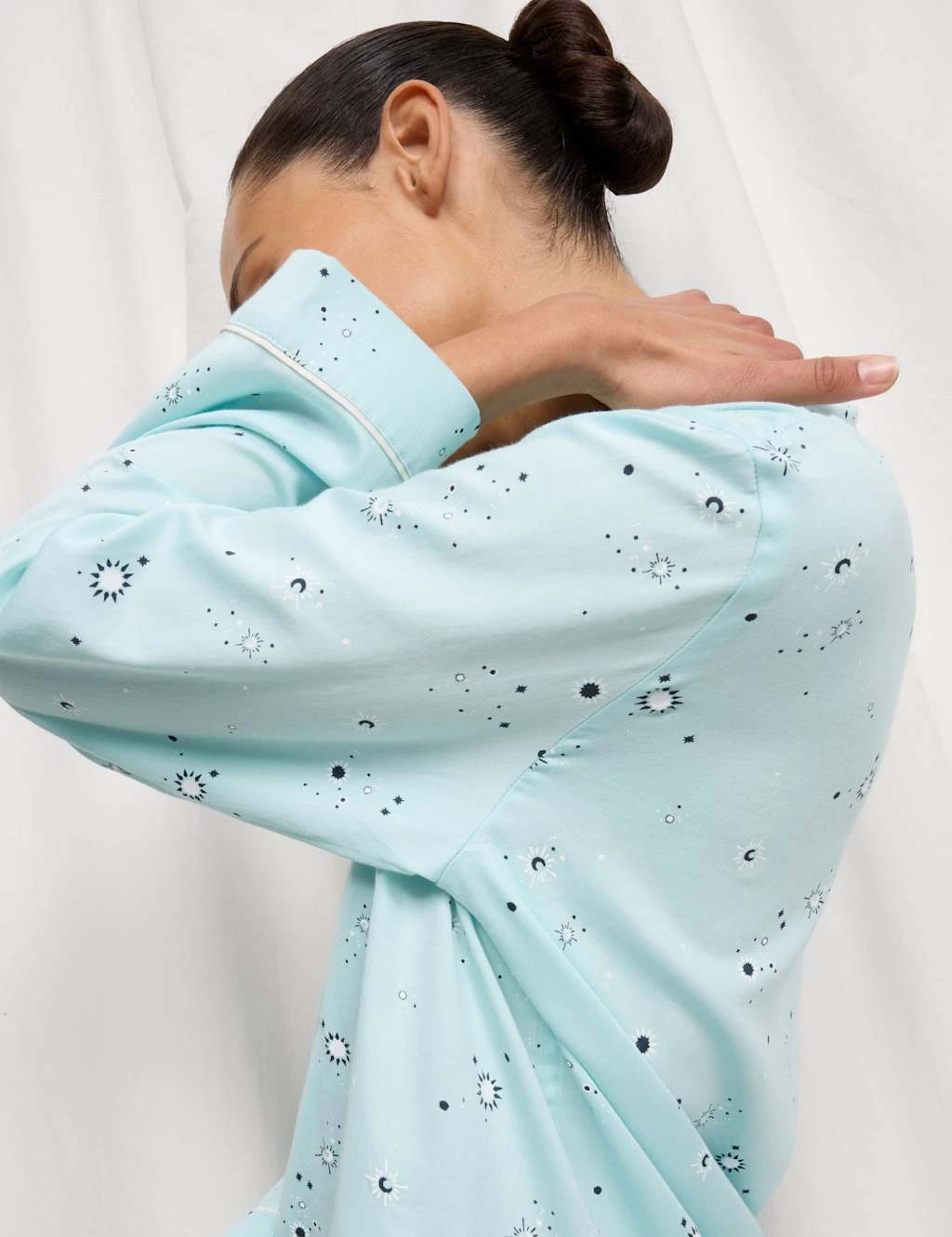 Cotton Sateen Eid Print Nightshirt 11 Cotton Sateen Eid Print Nightshirt - Image 11