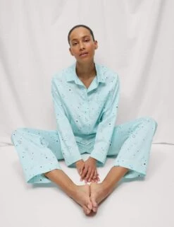 Cotton Sateen Eid Printed Pyjama Set -Cyberjammies Store cotton sateen printed pyjama set