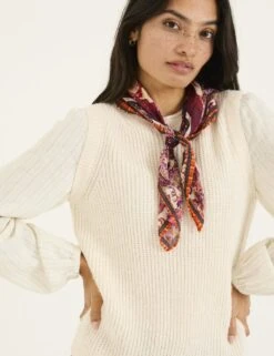 Crew Neck Layered Knitted Top -Cyberjammies Store crew neck layered knitted top 6