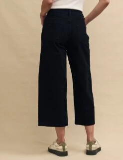 Cropped Wide Leg Jeans -Cyberjammies Store cropped wide leg jeans 5