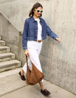 Denim Cropped Jacket 16 Denim Cropped Jacket -Cyberjammies Store denim cropped jacket 6