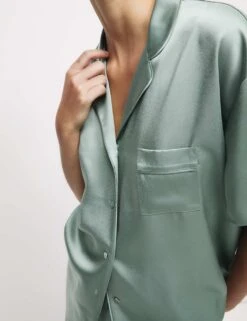 Dream Satin™ Revere Pyjama Top -Cyberjammies Store dream satin revere pyjama top 7