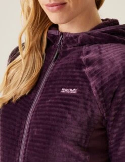 Regatta Endra Ribbed Zip Up Hooded Fleece -Cyberjammies Store endra ribbed zip up hooded fleece 11
