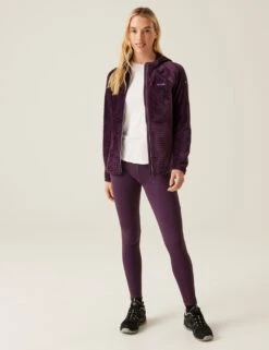 Regatta Endra Ribbed Zip Up Hooded Fleece -Cyberjammies Store endra ribbed zip up hooded fleece 12