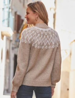 Fair Isle High Neck Jumper -Cyberjammies Store fair isle high neck jumper 6