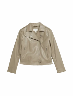 Faux Leather Biker Jacket -Cyberjammies Store faux leather biker jacket 1