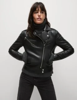 Faux Leather Biker Jacket -Cyberjammies Store faux leather biker jacket 10