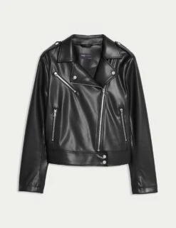Faux Leather Biker Jacket -Cyberjammies Store faux leather biker jacket 15