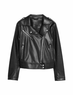 Faux Leather Biker Jacket -Cyberjammies Store faux leather biker jacket
