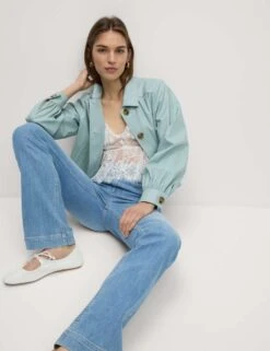 Faux Leather Cropped Jacket -Cyberjammies Store faux leather cropped jacket 13