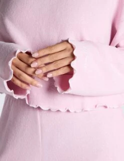 Fleece Lettuce Trim Pyjama Set -Cyberjammies Store fleece lettuce trim pyjama set 2