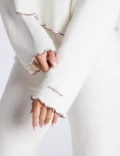 Fleece Lettuce Trim Pyjama Set -Cyberjammies Store fleece lettuce trim pyjama set 4