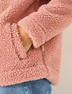 Fleece Textured Funnel Neck Jacket -Cyberjammies Store fleece textured funnel neck jacket 6