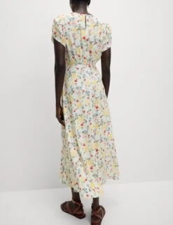 Floral Midaxi Tea Dress -Cyberjammies Store floral midaxi tea dress 6