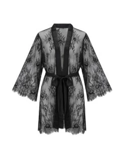 Pour Moi For Your Eyes Only Floral Lace Short Robe -Cyberjammies Store for your eyes only floral lace short robe 5