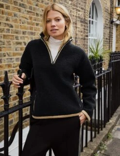 Funnel Neck Relaxed Half Zip Sweatshirt 15 Funnel Neck Relaxed Half Zip Sweatshirt -Cyberjammies Store funnel neck relaxed half zip sweatshirt 7