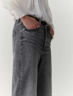 Girlfriend Mid Rise Turn Up Jeans With Lyocell -Cyberjammies Store girlfriend mid rise turn up jeans with lyocell 8