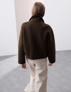 Heavy Scuba Cropped Bomber Jacket -Cyberjammies Store heavy scuba cropped bomber jacket 11