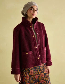 Joules High Neck Fleece Jacket -Cyberjammies Store high neck fleece jacket 16