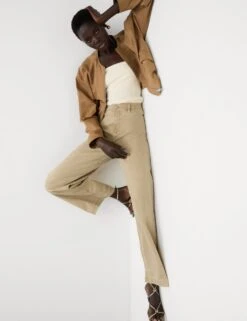 High Waisted Wide Leg Ankle Grazer Jeans -Cyberjammies Store high waist wide leg jeans 10