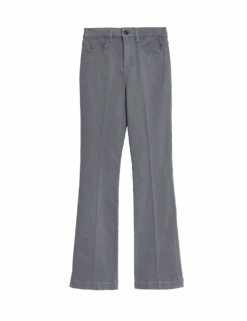 High Waisted Crease Front Slim Flare Jeans 37 High Waisted Crease Front Slim Flare Jeans -Cyberjammies Store high waisted crease front slim flare jeans 1