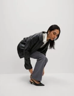 High Waisted Crease Front Slim Flare Jeans 39 High Waisted Crease Front Slim Flare Jeans -Cyberjammies Store high waisted crease front slim flare jeans 17