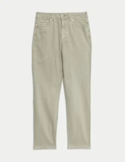 High Waisted Cropped Slim Fit Jeans -Cyberjammies Store high waisted cropped slim fit jeans 13