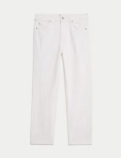 High Waisted Cropped Slim Fit Jeans -Cyberjammies Store high waisted cropped slim fit jeans 8