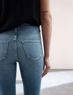 High Waisted Pintuck Skinny Jeans With Lyocell -Cyberjammies Store high waisted pintuck skinny jeans with lyocell 10