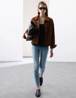 High Waisted Pintuck Skinny Jeans With Lyocell -Cyberjammies Store high waisted pintuck skinny jeans with lyocell 6