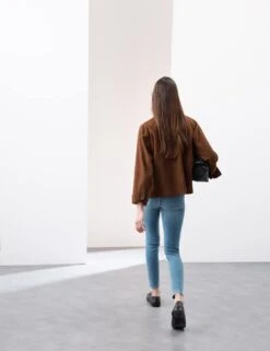 High Waisted Pintuck Skinny Jeans With Lyocell -Cyberjammies Store high waisted pintuck skinny jeans with lyocell 8