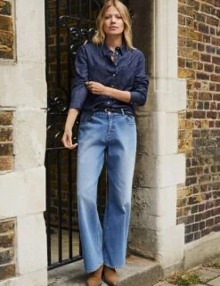 High Waisted Slouchy Wide Leg Jeans -Cyberjammies Store high waisted slouchy wide leg jeans 15