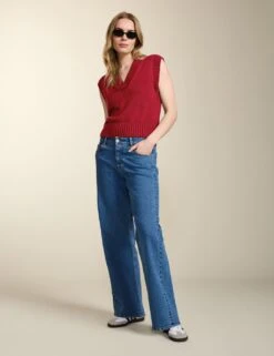 High Waisted Slouchy Wide Leg Jeans -Cyberjammies Store high waisted slouchy wide leg jeans 8