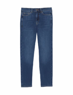 High Waisted Straight Leg Jeans -Cyberjammies Store high waisted straight leg jeans