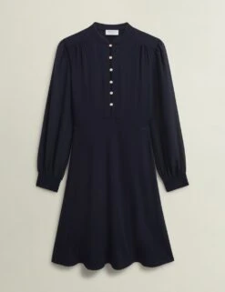 Jersey High Neck Knee Length Skater Dress -Cyberjammies Store jersey high neck knee length skater dress 5