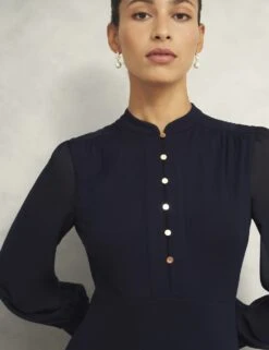 Jersey High Neck Knee Length Skater Dress -Cyberjammies Store jersey high neck knee length skater dress 6