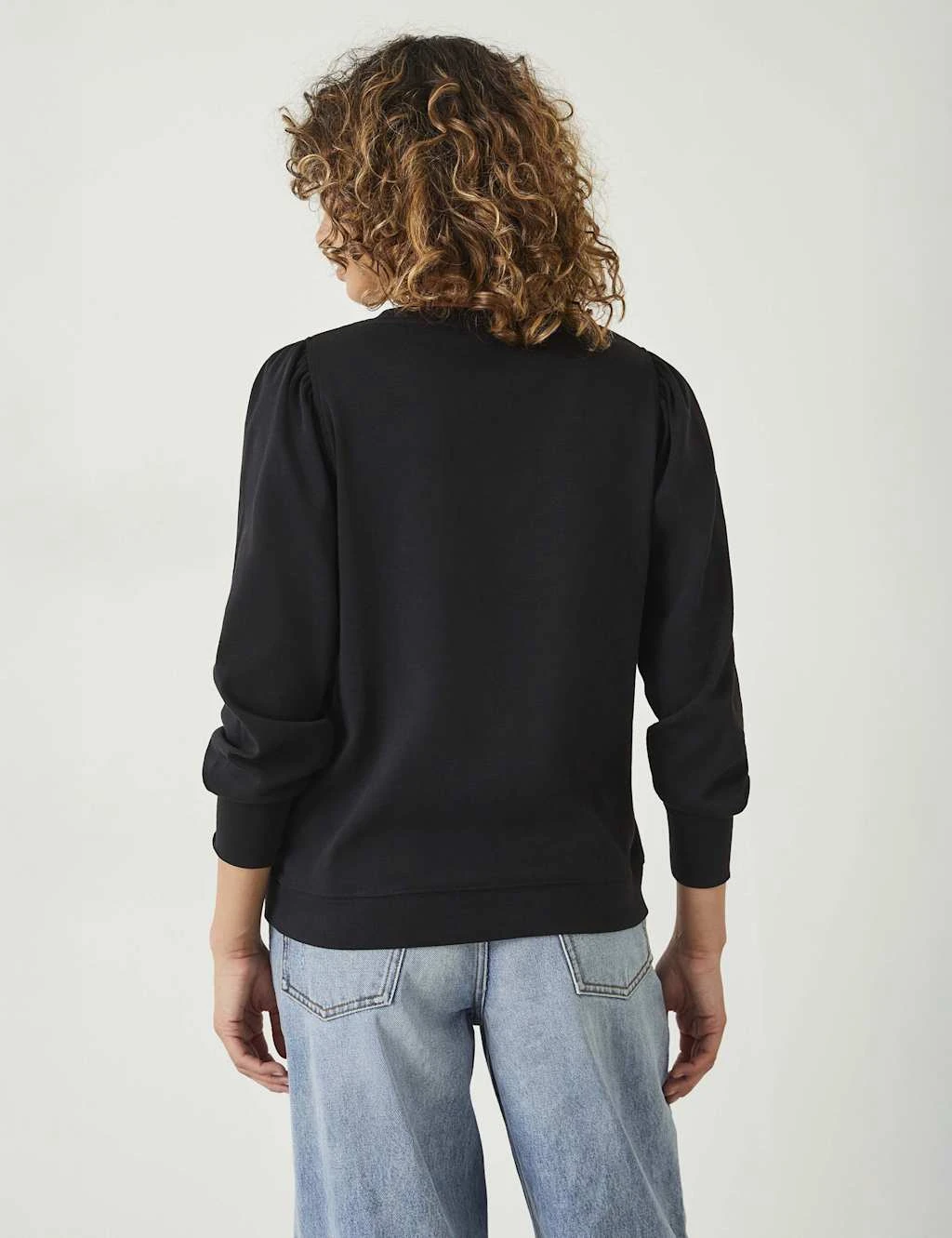 Jersey Puff Sleeve Sweatshirt 8 Jersey Puff Sleeve Sweatshirt - Image 8