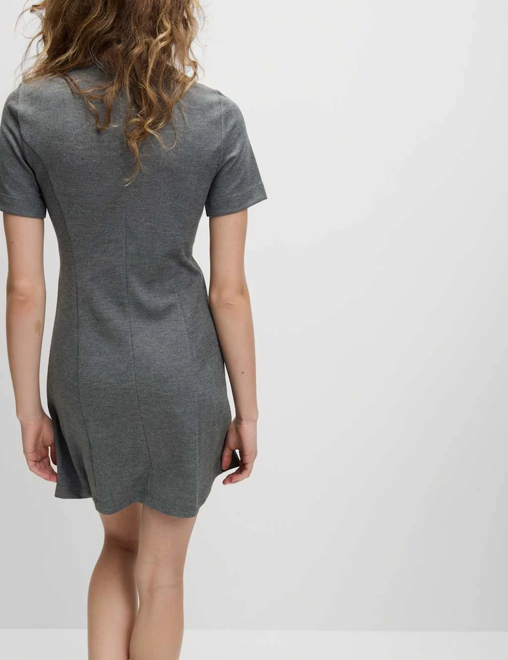 Jersey Round Neck Mini T-Shirt Dress 8 Jersey Round Neck Mini T-Shirt Dress - Image 8