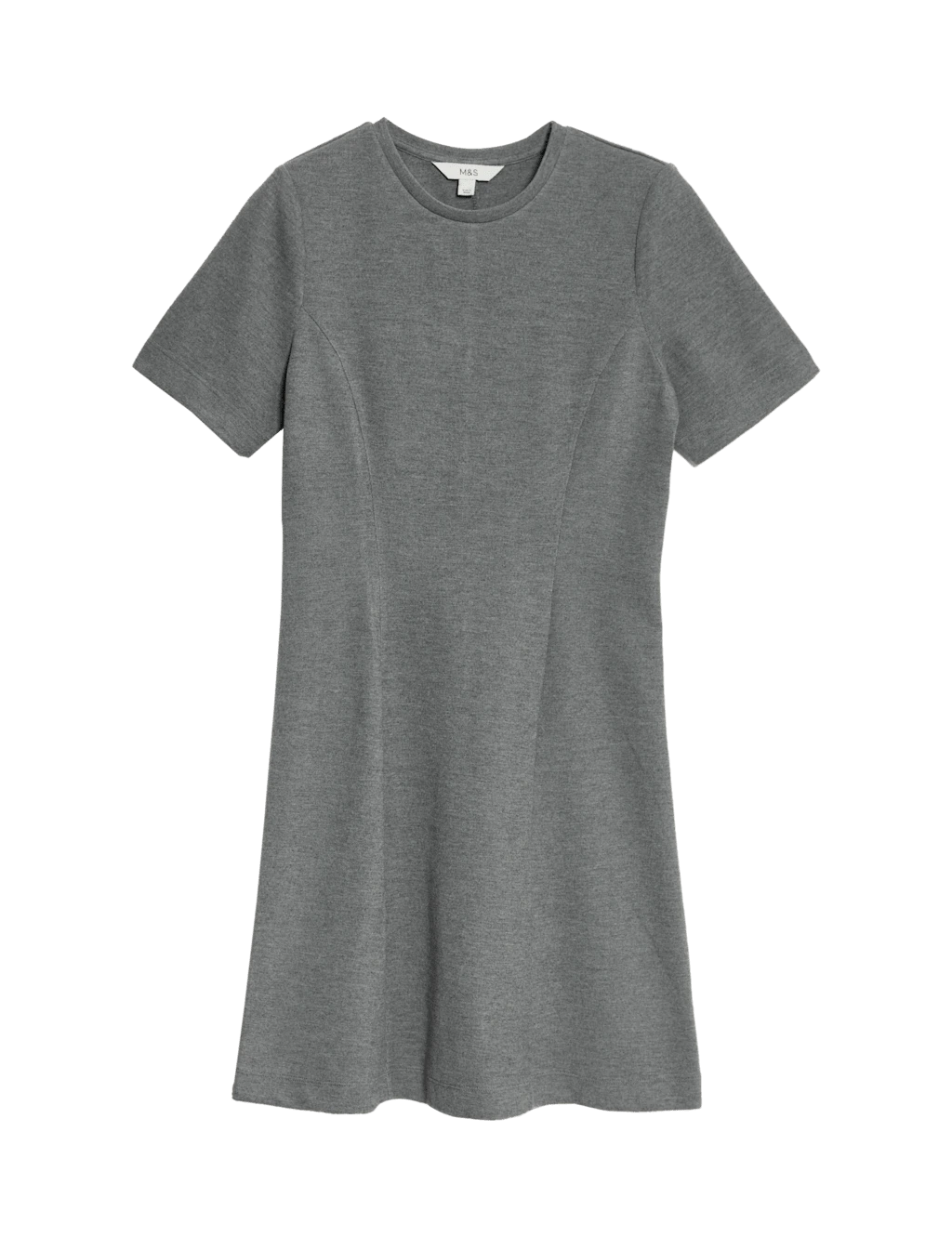 Jersey Round Neck Mini T-Shirt Dress 7 Jersey Round Neck Mini T-Shirt Dress - Image 7