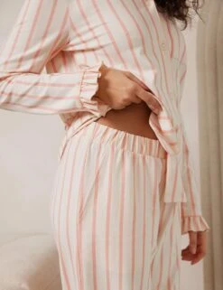 Jersey Striped Pyjama Set -Cyberjammies Store jersey striped pyjama set 6