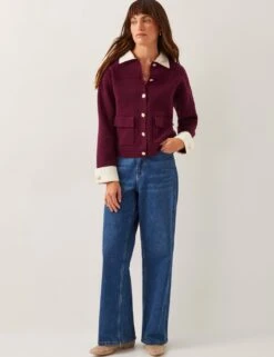 MONSOON Knitted Single Breasted Blazer -Cyberjammies Store knitted single breasted blazer 5