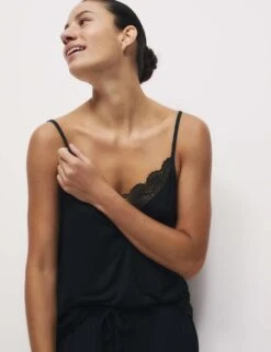 Lace Detail Cami Pyjama Top -Cyberjammies Store lace detail cami pyjama top 14